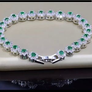 Bracelets with cubic zirconia stone brides party